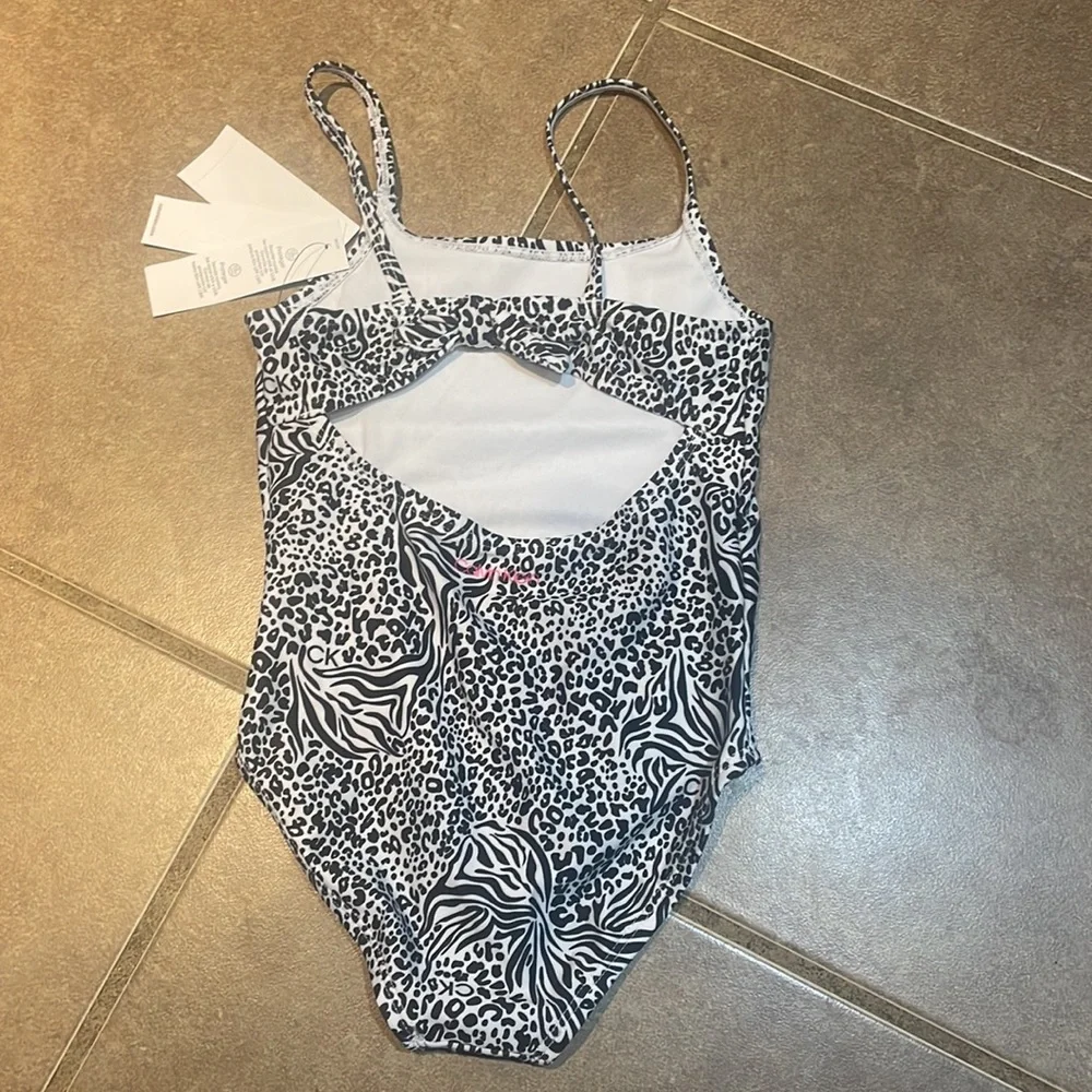 NWT Calvin Klein Anmal Print Swimsuit! 6